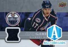 2008-09 Upper Deck UD Game Jersey #GJ-GB Gilbert Brule Oilers